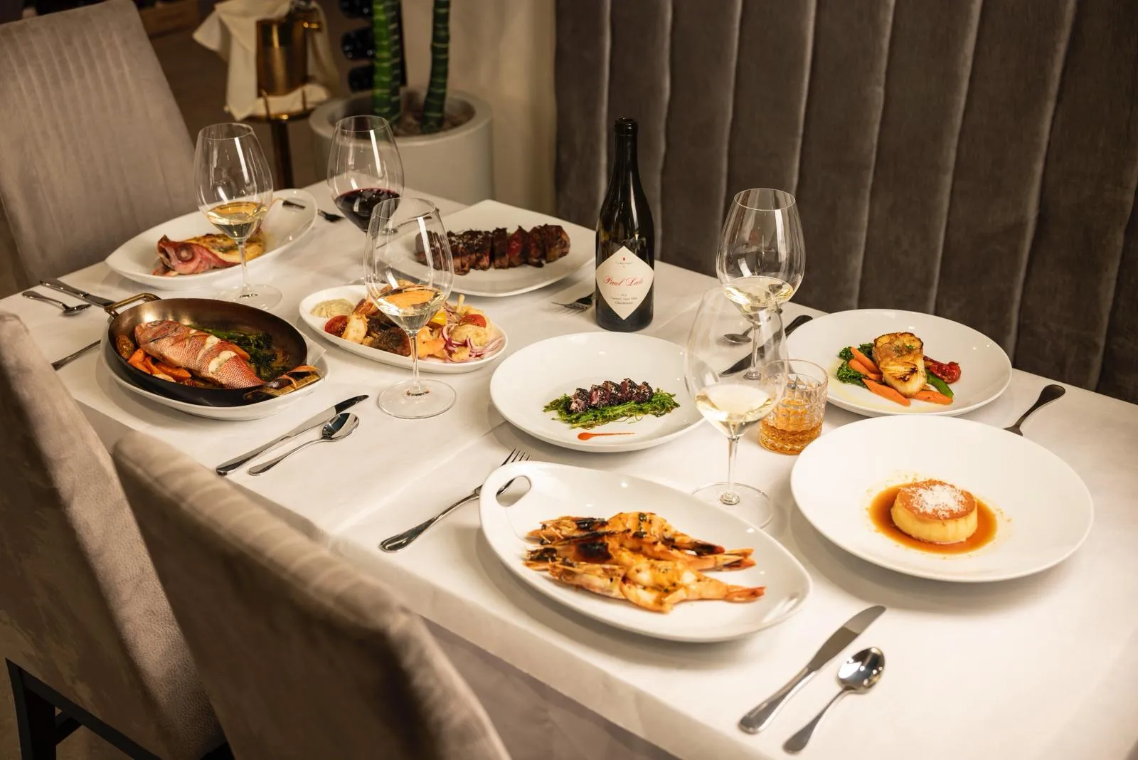 Gourmet seafood dish